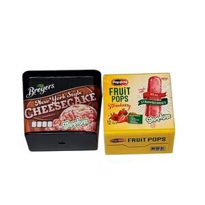 Shopkins Breyers Ice Cream Popsicle Fruit Pops Lot of 2